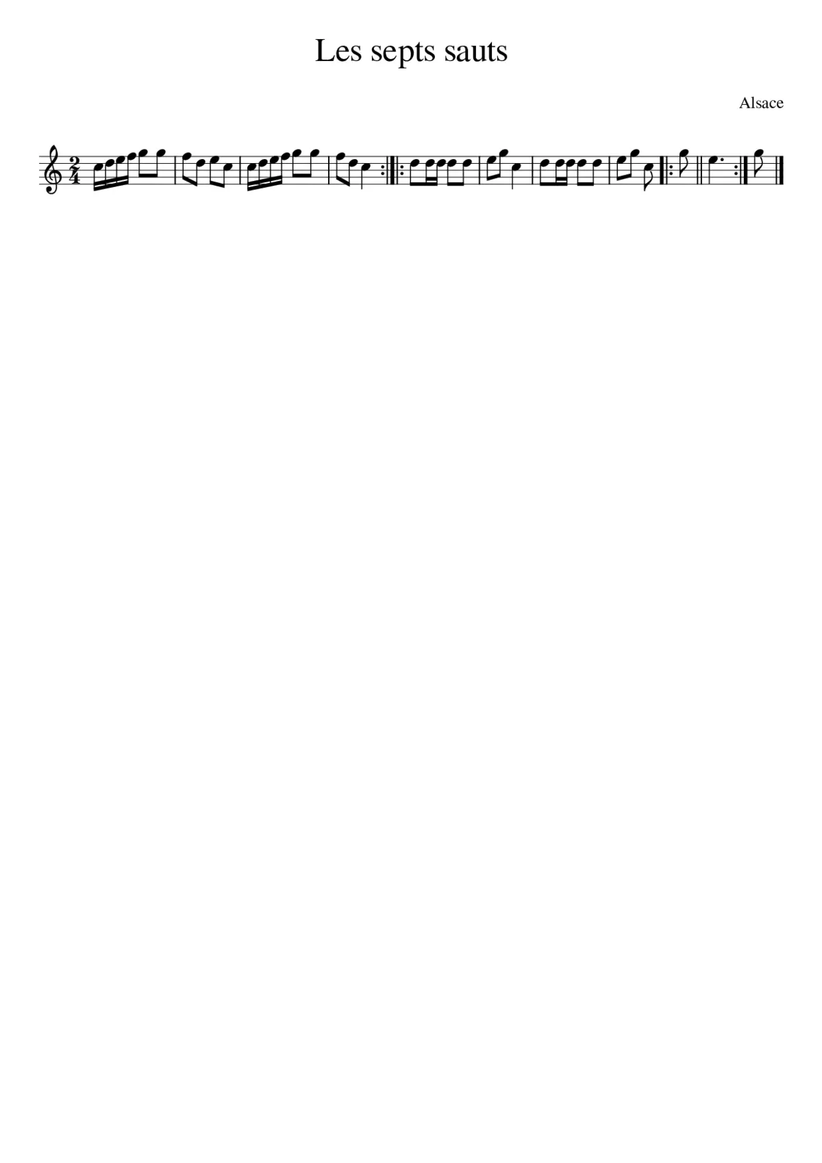 Les septs sauts - Page 1