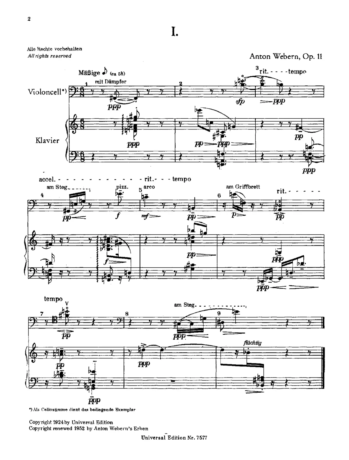 3 Kleine Stücke - Page 1