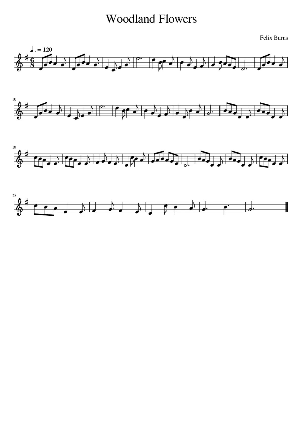 Woodland Flowers - Page 1