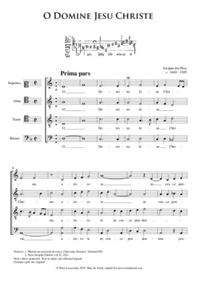 O Domine Jesu Christe