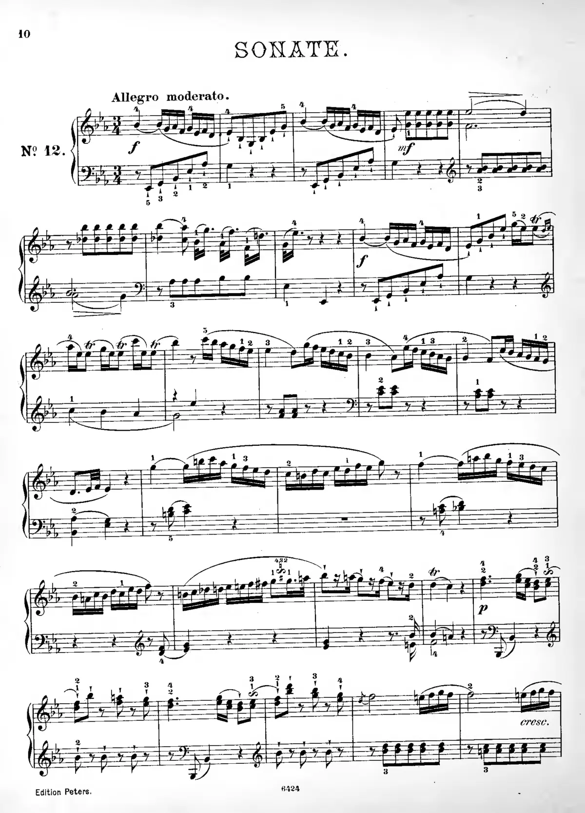 Piano Sonata No.28 - Page 1