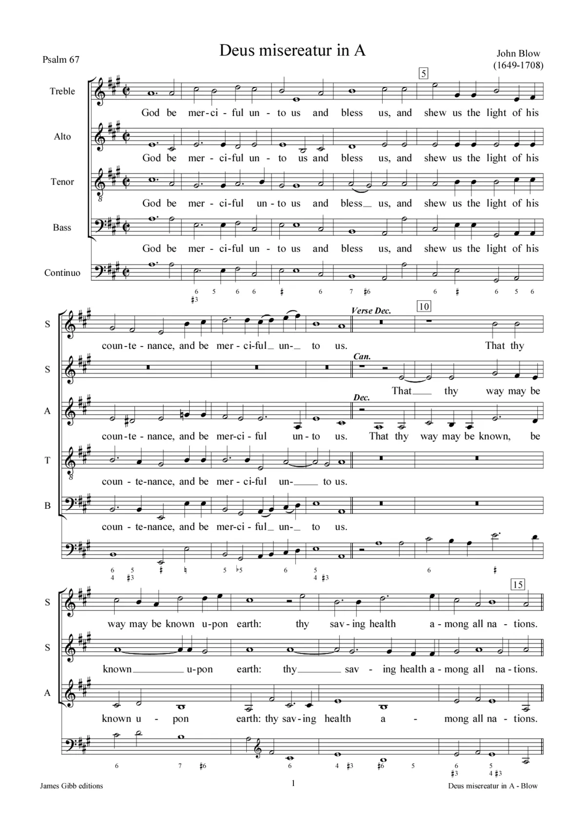 Deus misereatur in A - Page 1