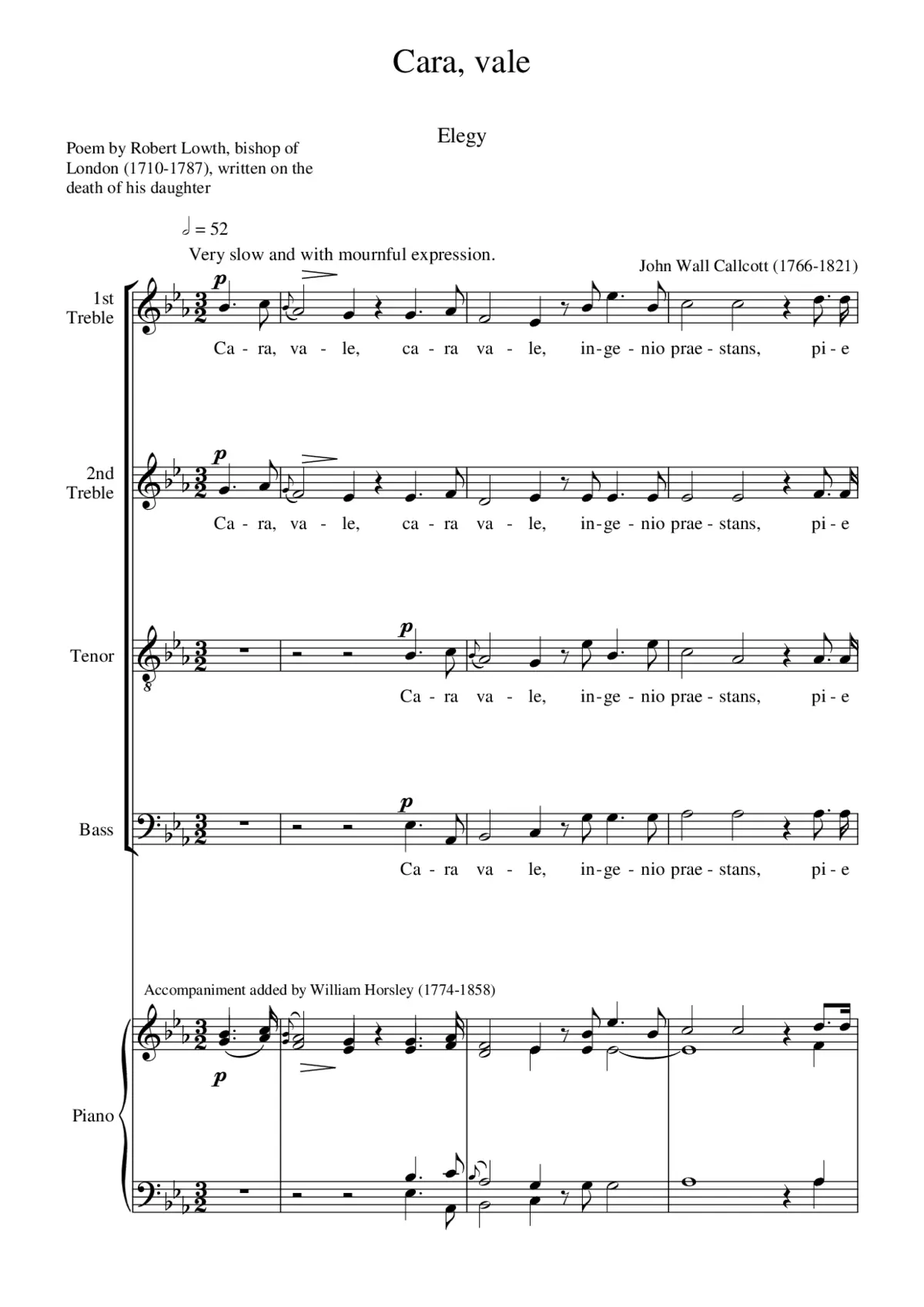 Cara vale - Page 1