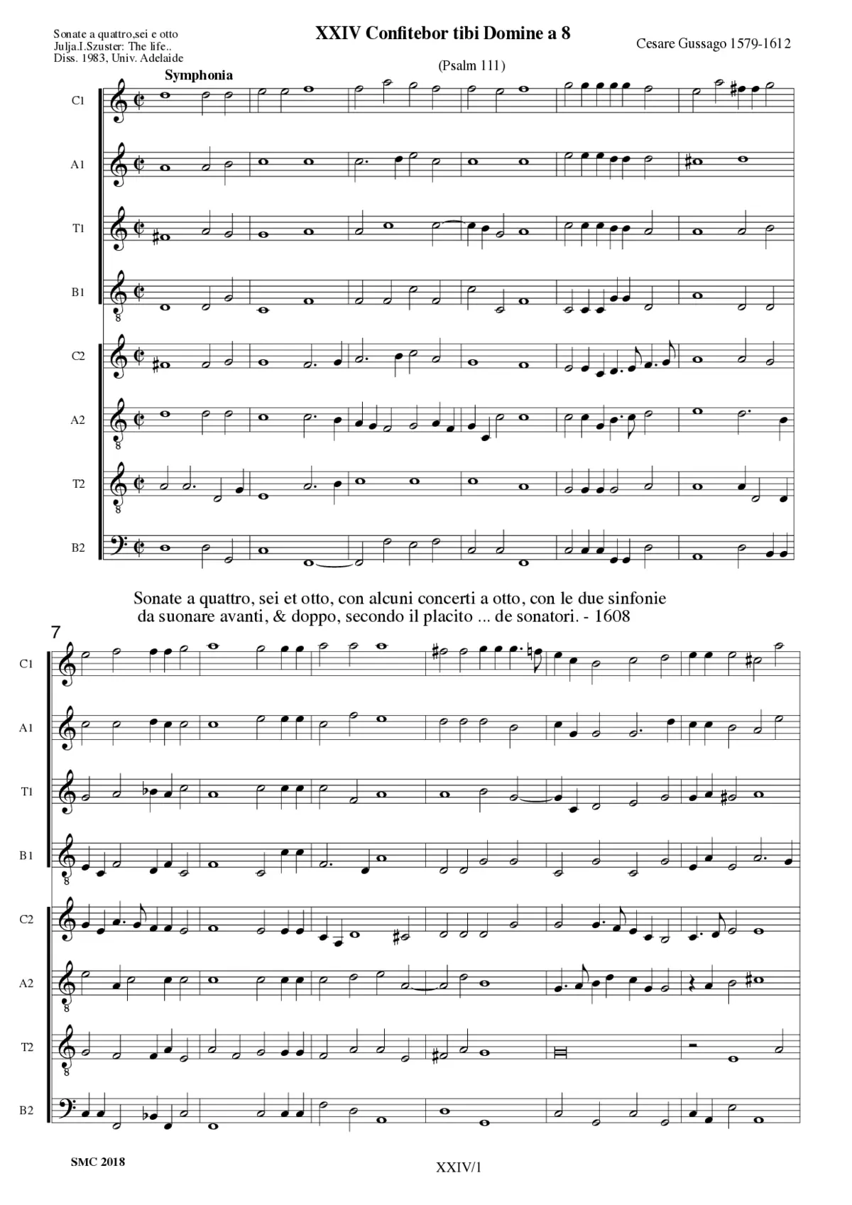 Confitebor tibi Domine - Page 1