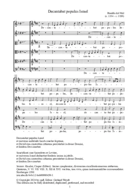 Decantabat populus Israel