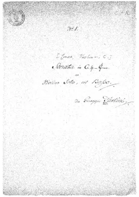 Violin Sonata in C major