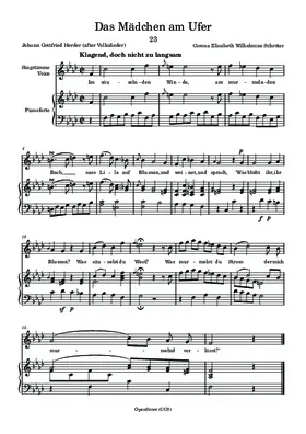 Das Mädchen am Ufer