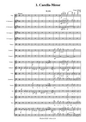 Caeciliamesse, Op. 60