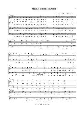 Verbum caro factum est