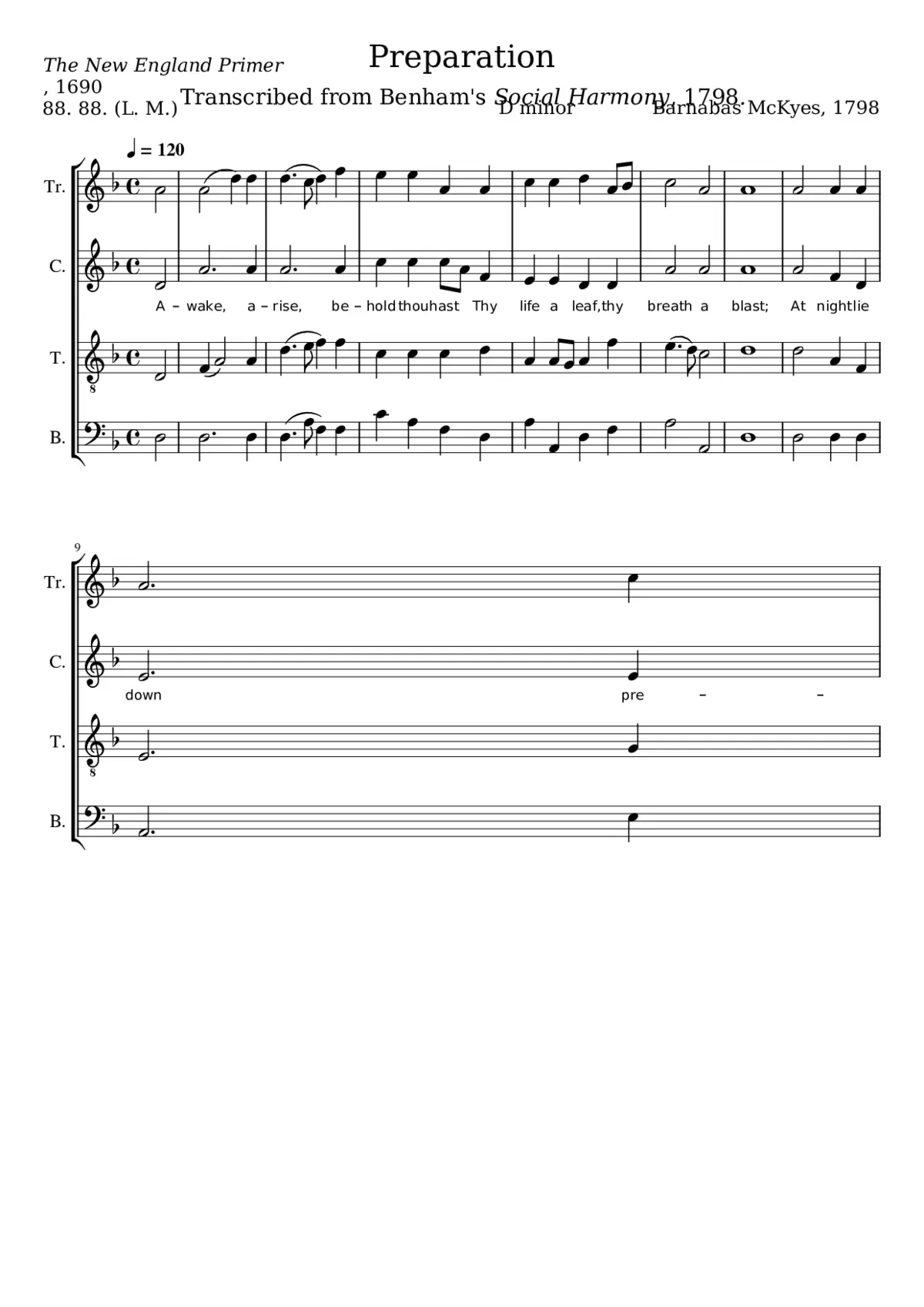 Preparation - Page 1