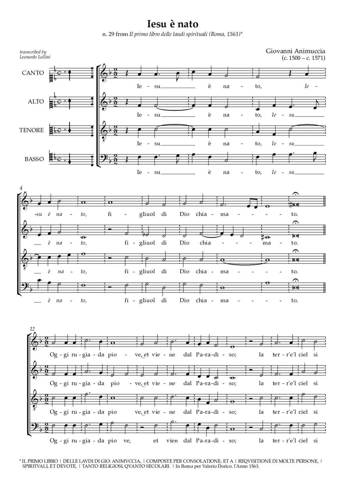 Iesu è nato - Page 1