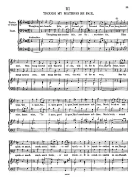 Though My Mistress Be Fair