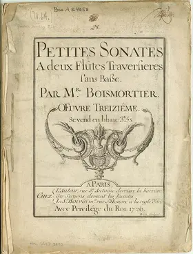 12 Sonatas for 2 Flutes