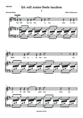 Ich will meine Seele tauchen