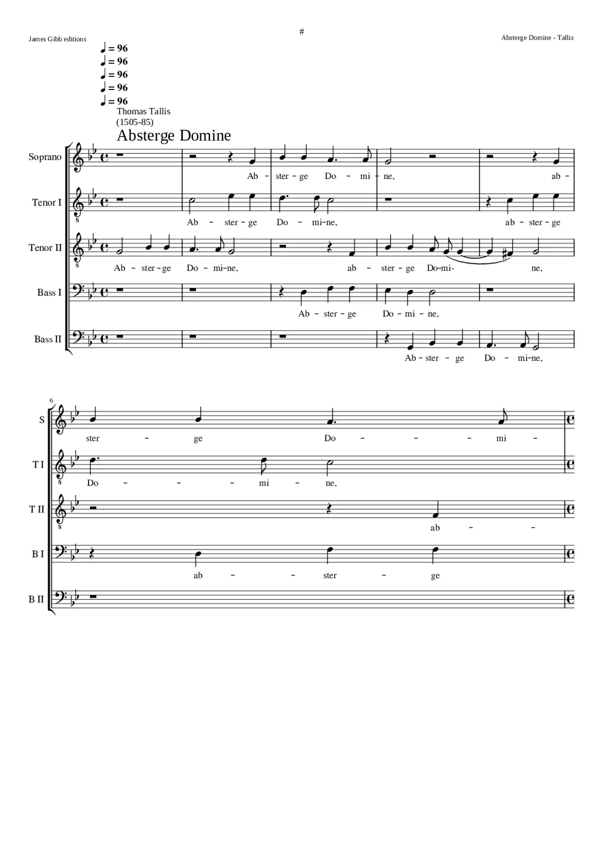 Absterge Domine - Page 1