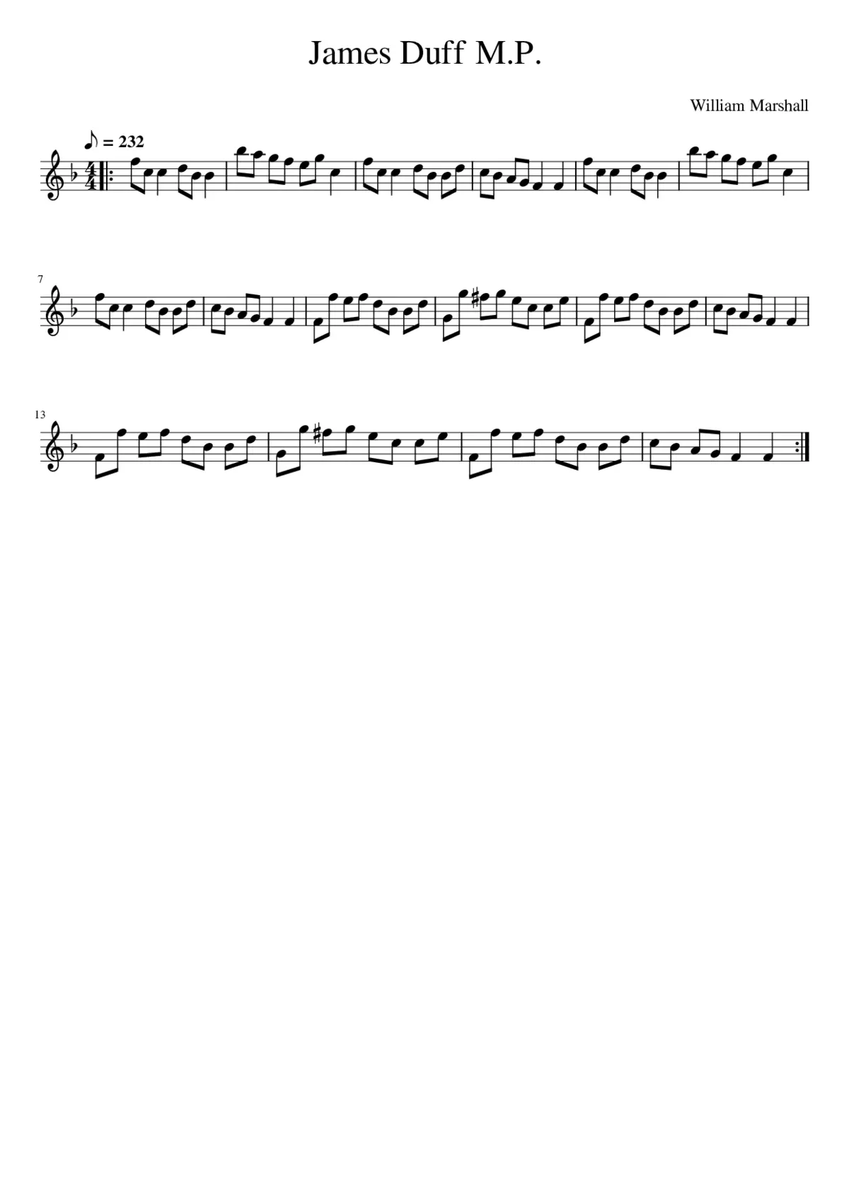 James Duff M.P. - Page 1