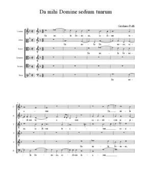 Da mihi Domine sedium tuarum