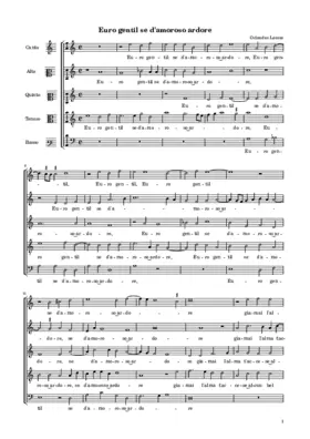 Euro gentil se d'amoroso ardore