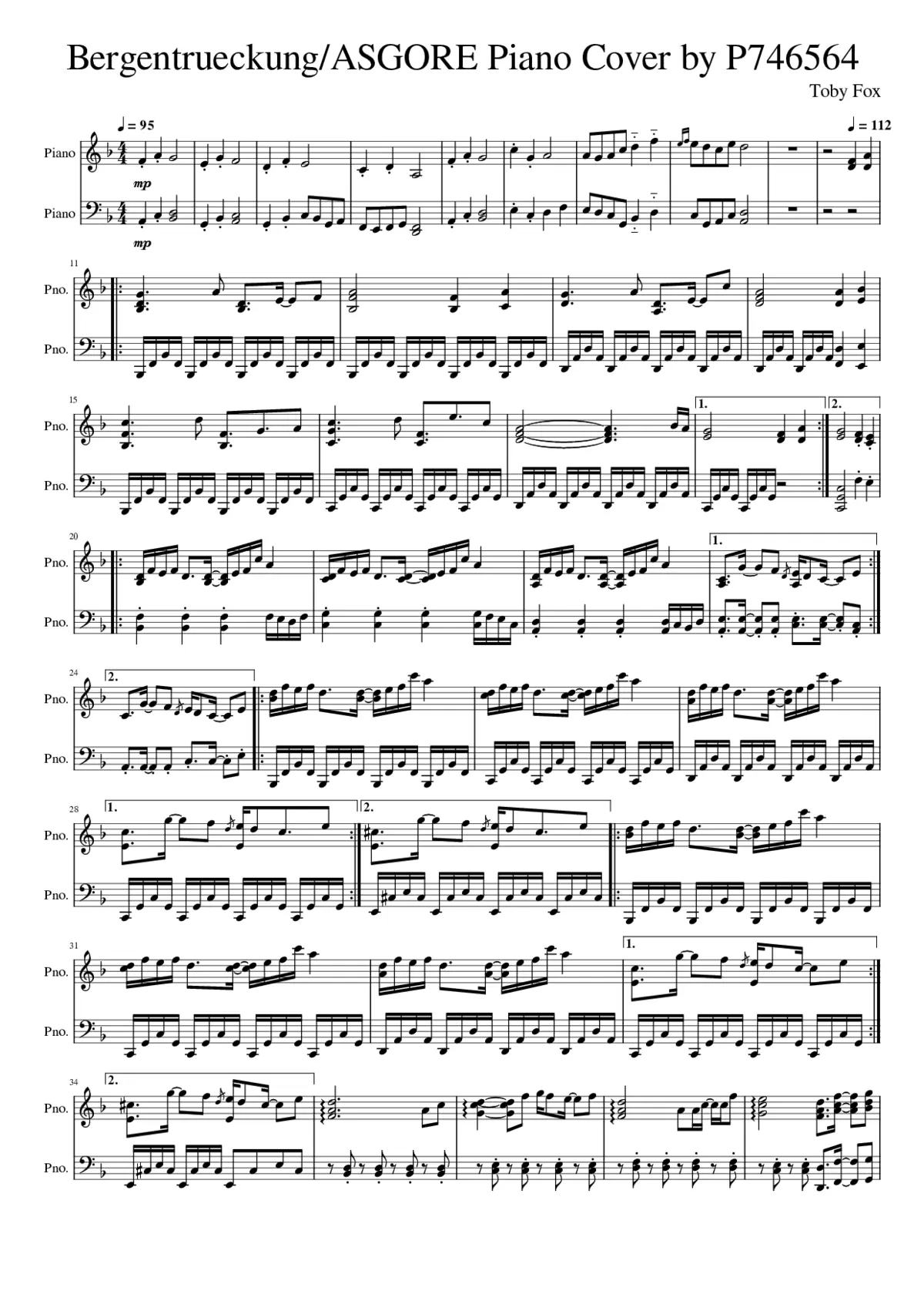 Bergentrückung/Asgore - Page 1