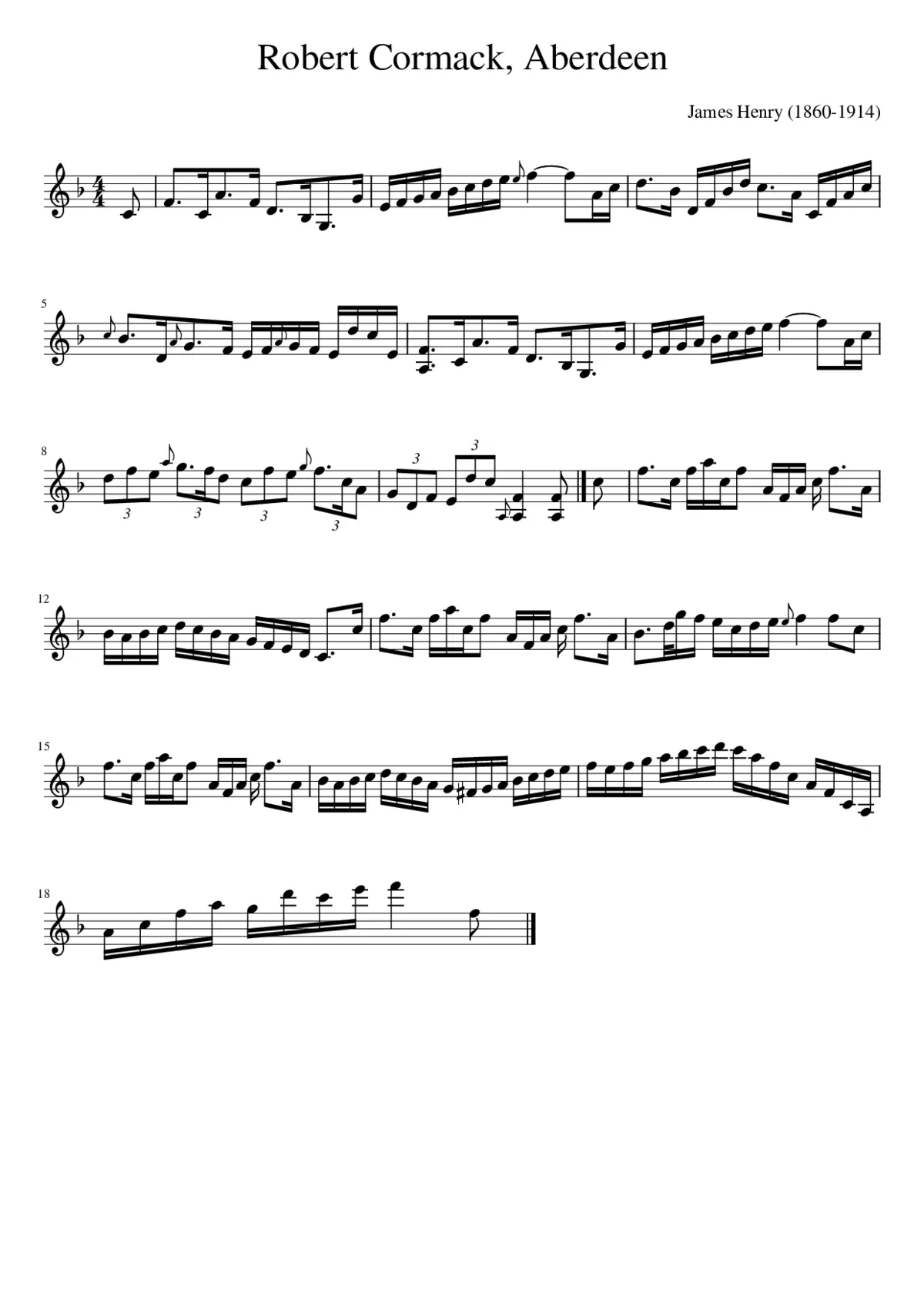 Robert Cormack Aberdeen - Page 1