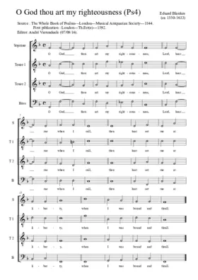 O God thou art my righteousness