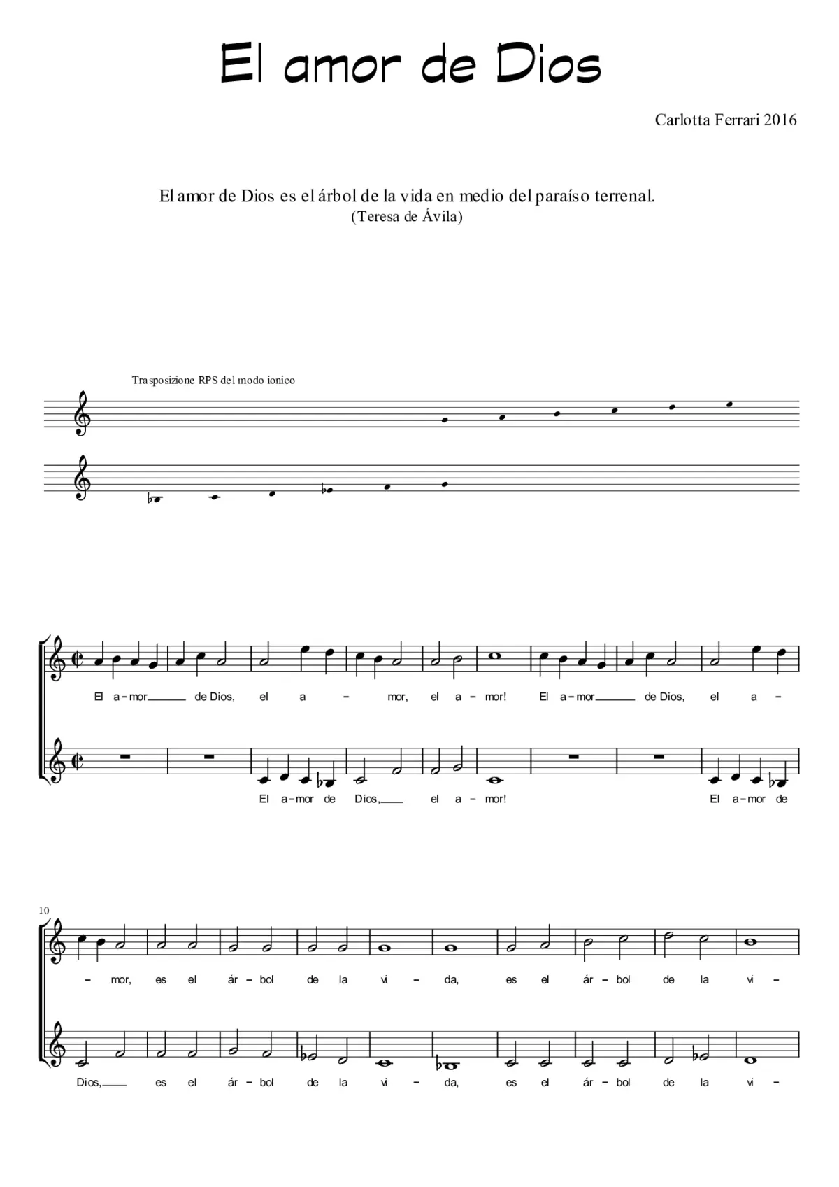 El amor de Dios - Page 1