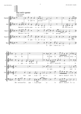 Hai rotto e sciolto e spento