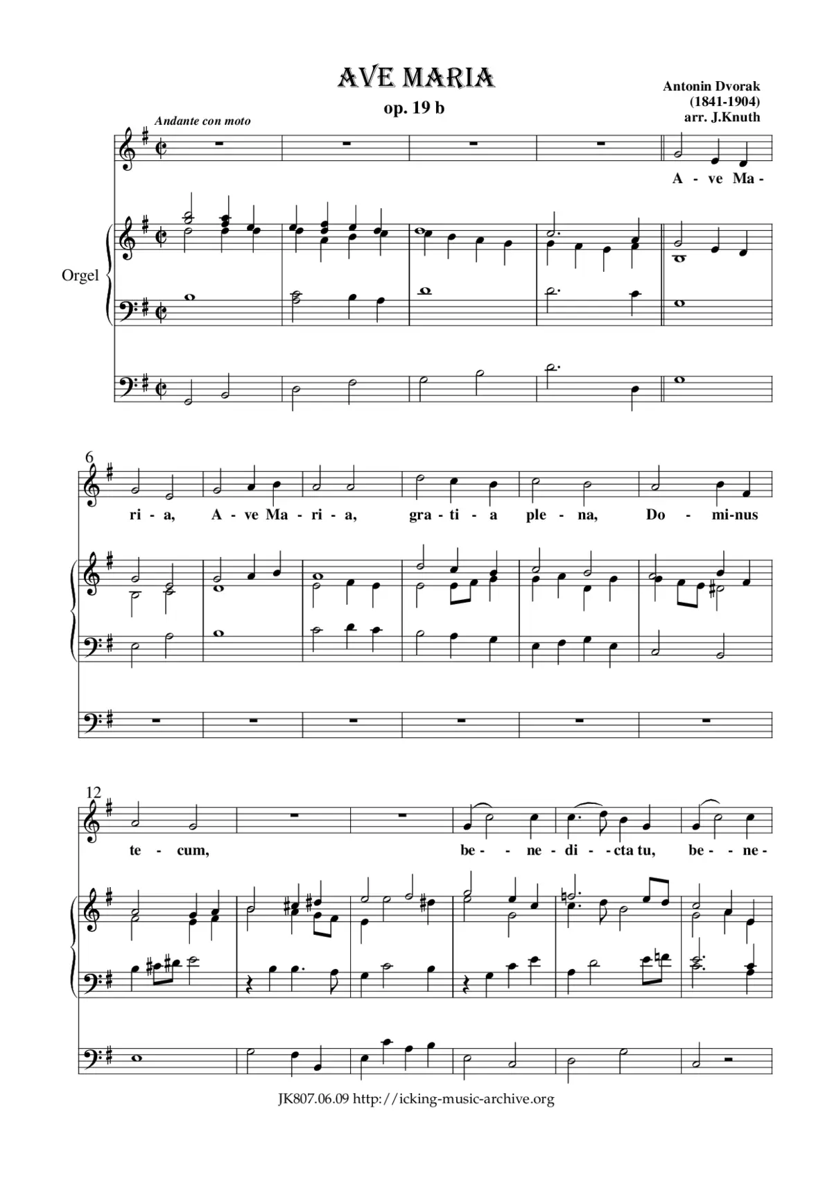 Ave Maria - Page 1