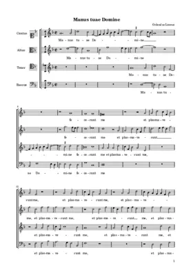 Manus tuae Domine (1565)