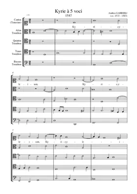 Kyrie à 5