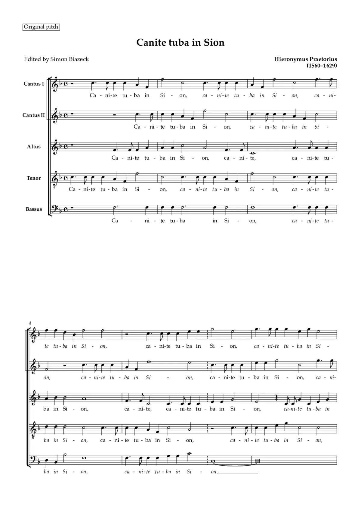 Canite tuba - Page 1