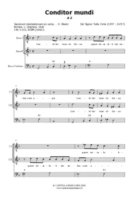 Conditor mundi
