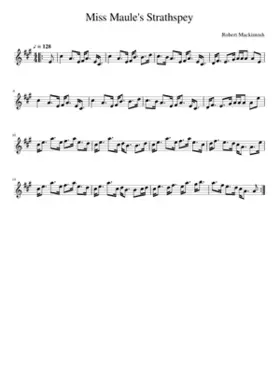 Miss Maule's Strathspey