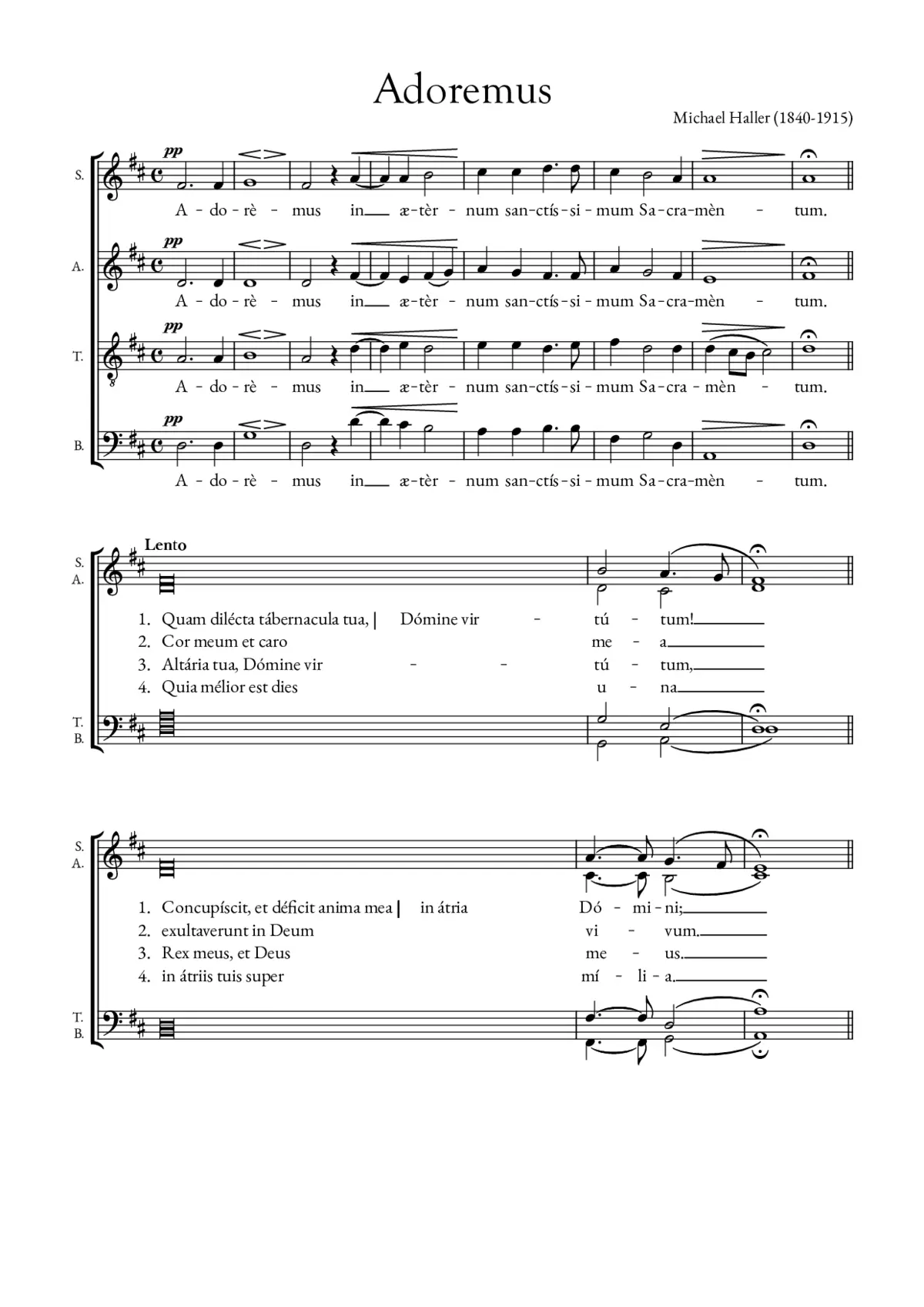 Adoremus - Page 1