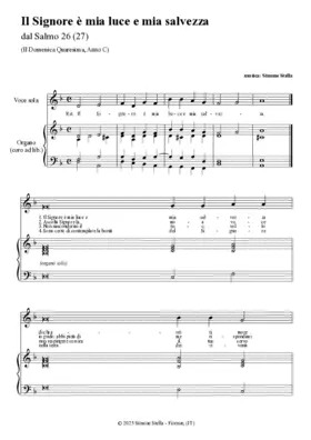 Il Signore è mia luce e mia salvezza (Psalm 26-27)