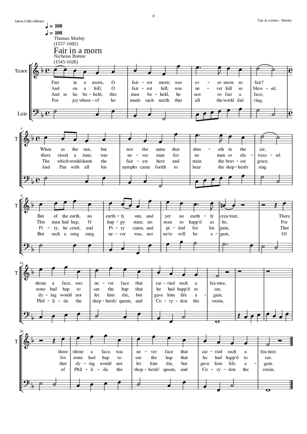 Fair in a morn - Page 1