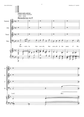 Benedictus and Agnus Dei in F