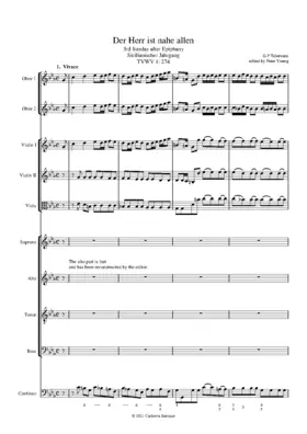 Der Herr ist nahe allen, TWV 1:274