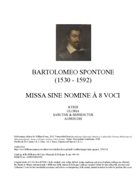 Missa sine nomine a 8