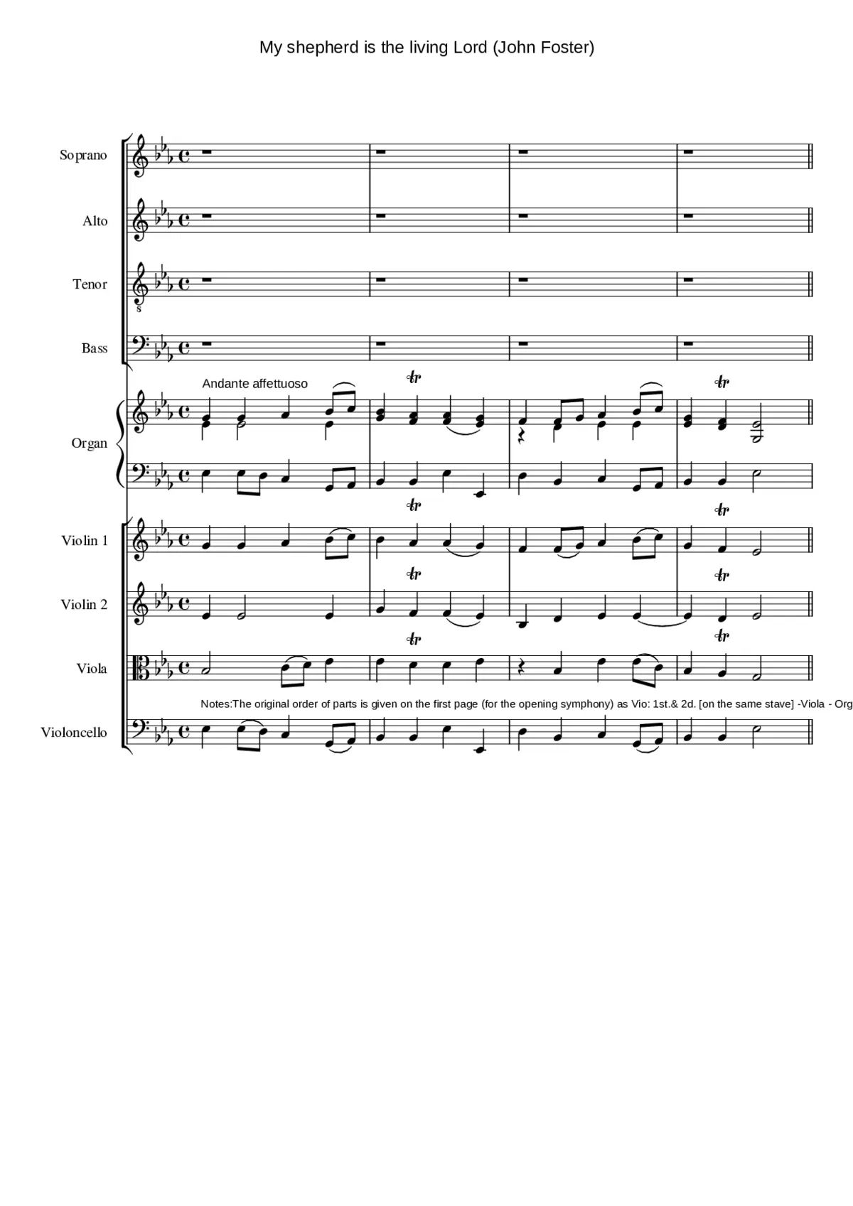 My shepherd is the living Lord - Page 1