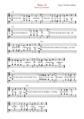 Single chant in C major