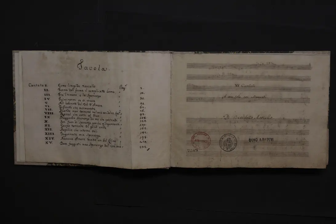 15 Cantatas, I-Fc B 2849 - Page 1