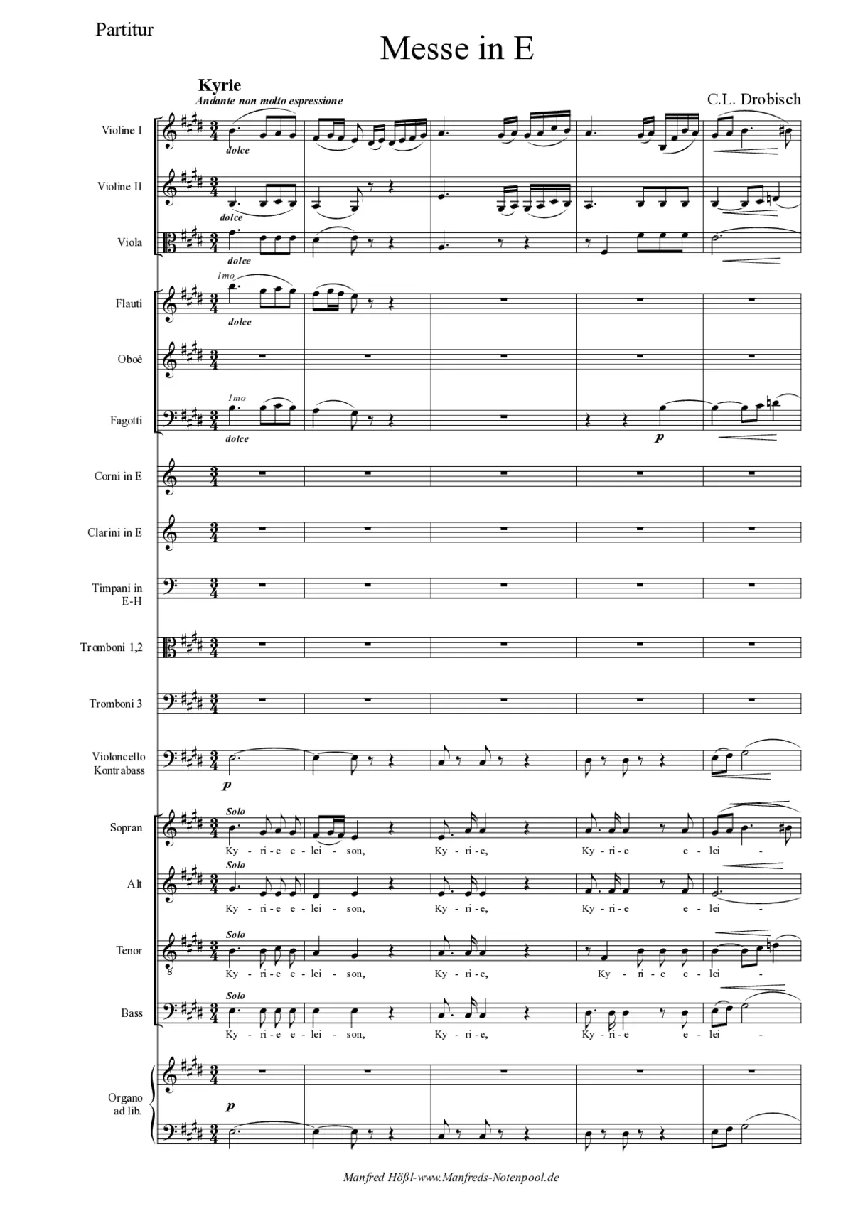 Missa in E - Page 1