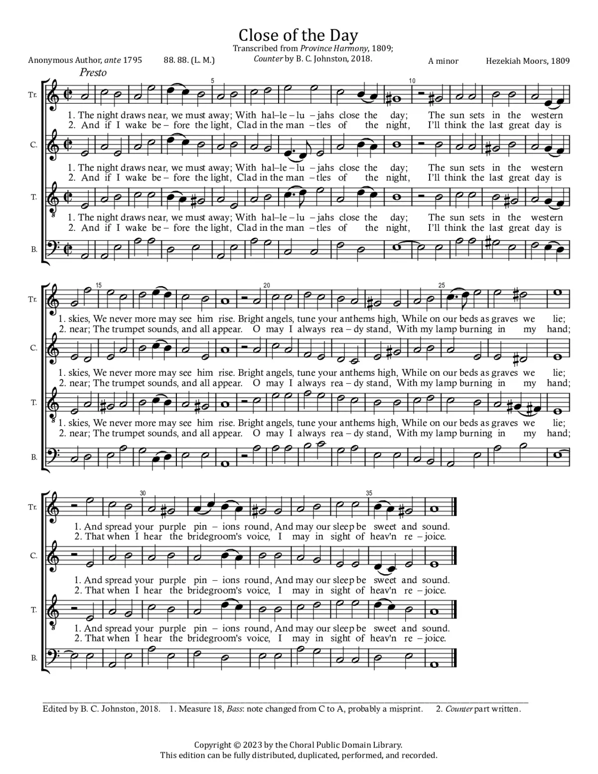 Close of the Day - Page 1