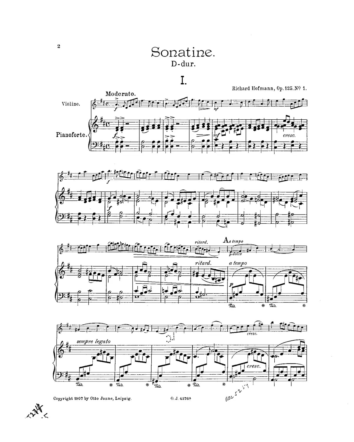3 Instruktive Sonatinen - Page 1