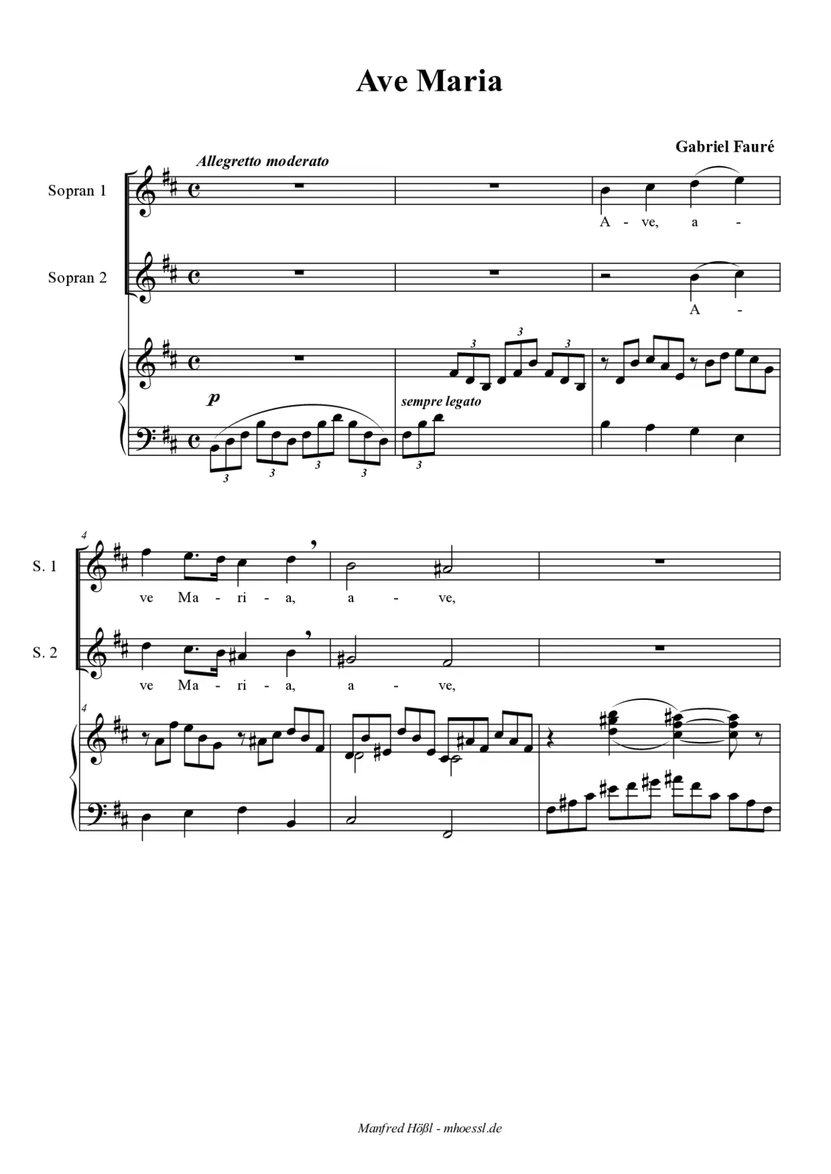 Ave Maria - Page 1