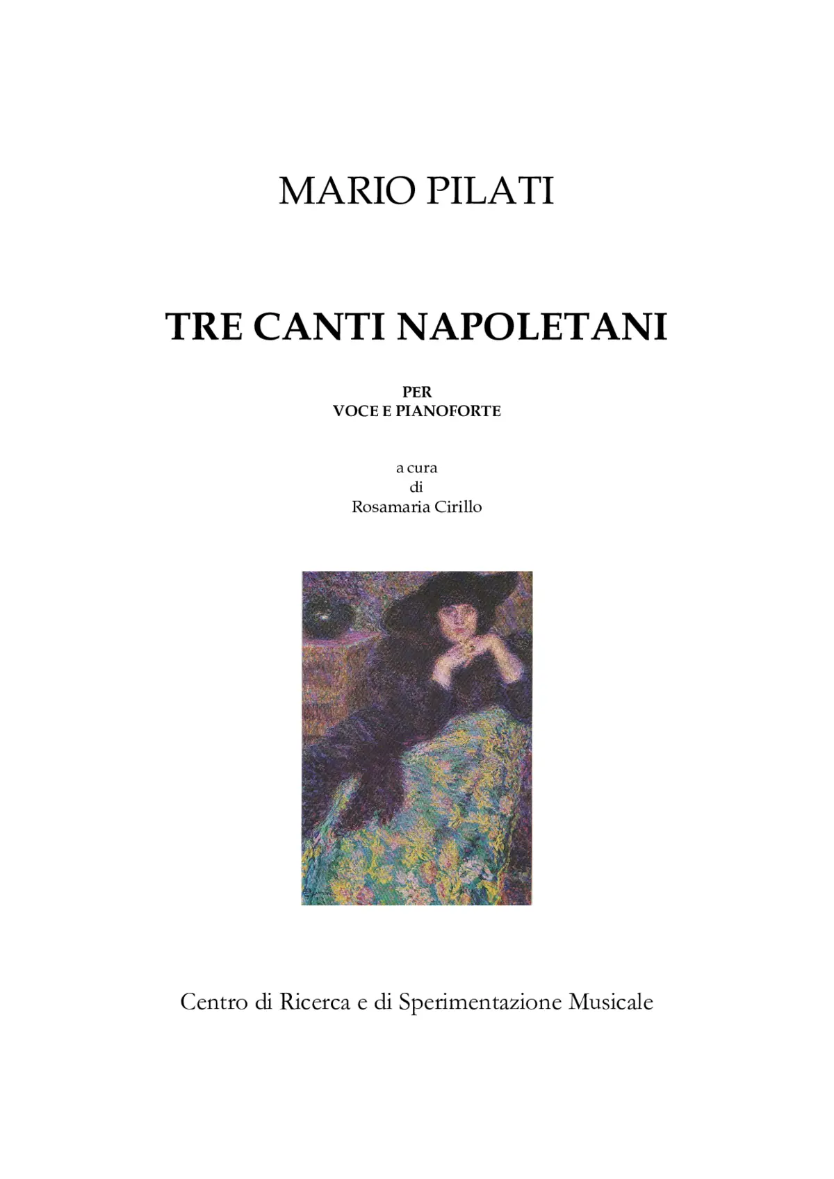 Tre canti napoletani - Page 1