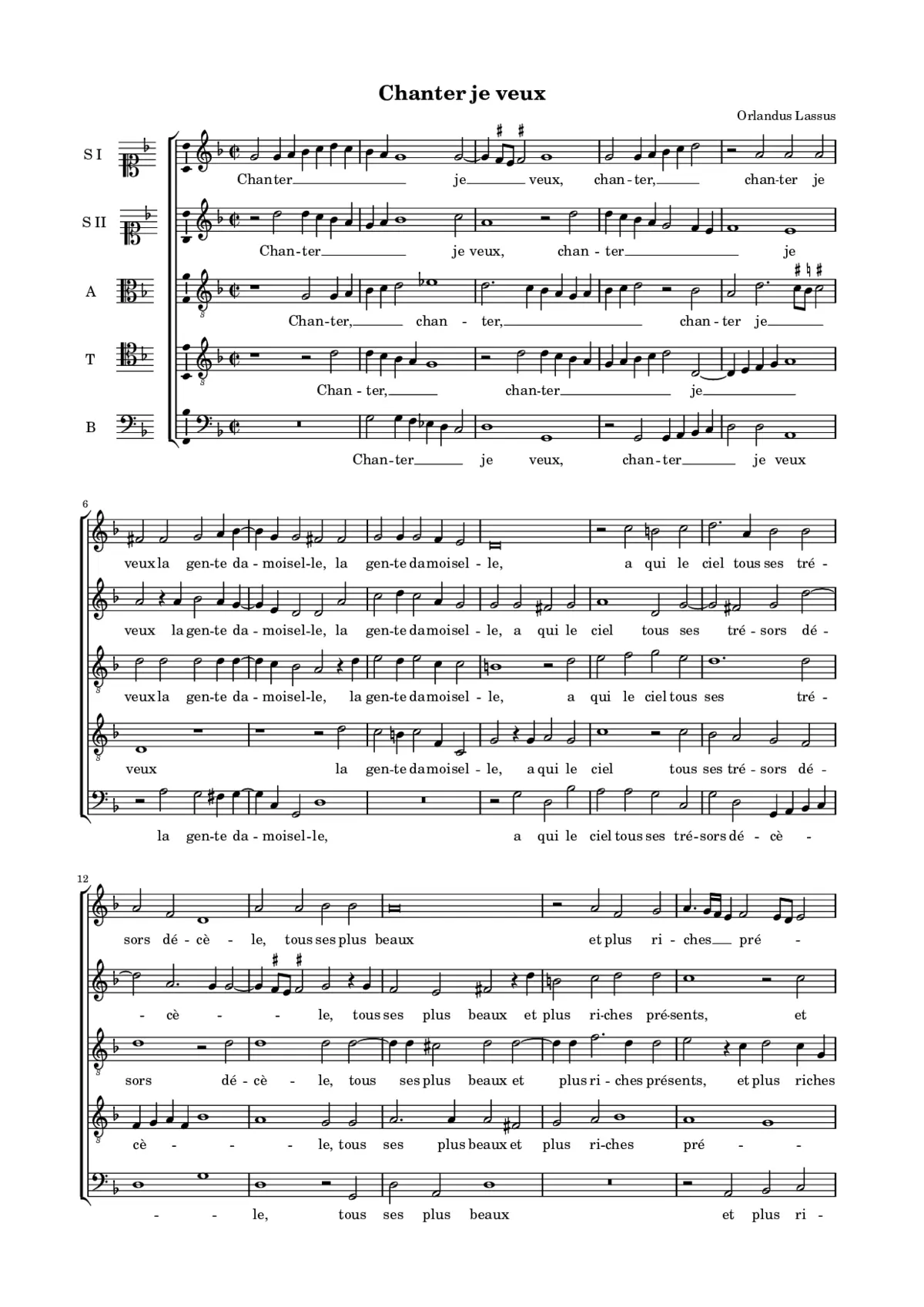 Chanter je veux - Page 1