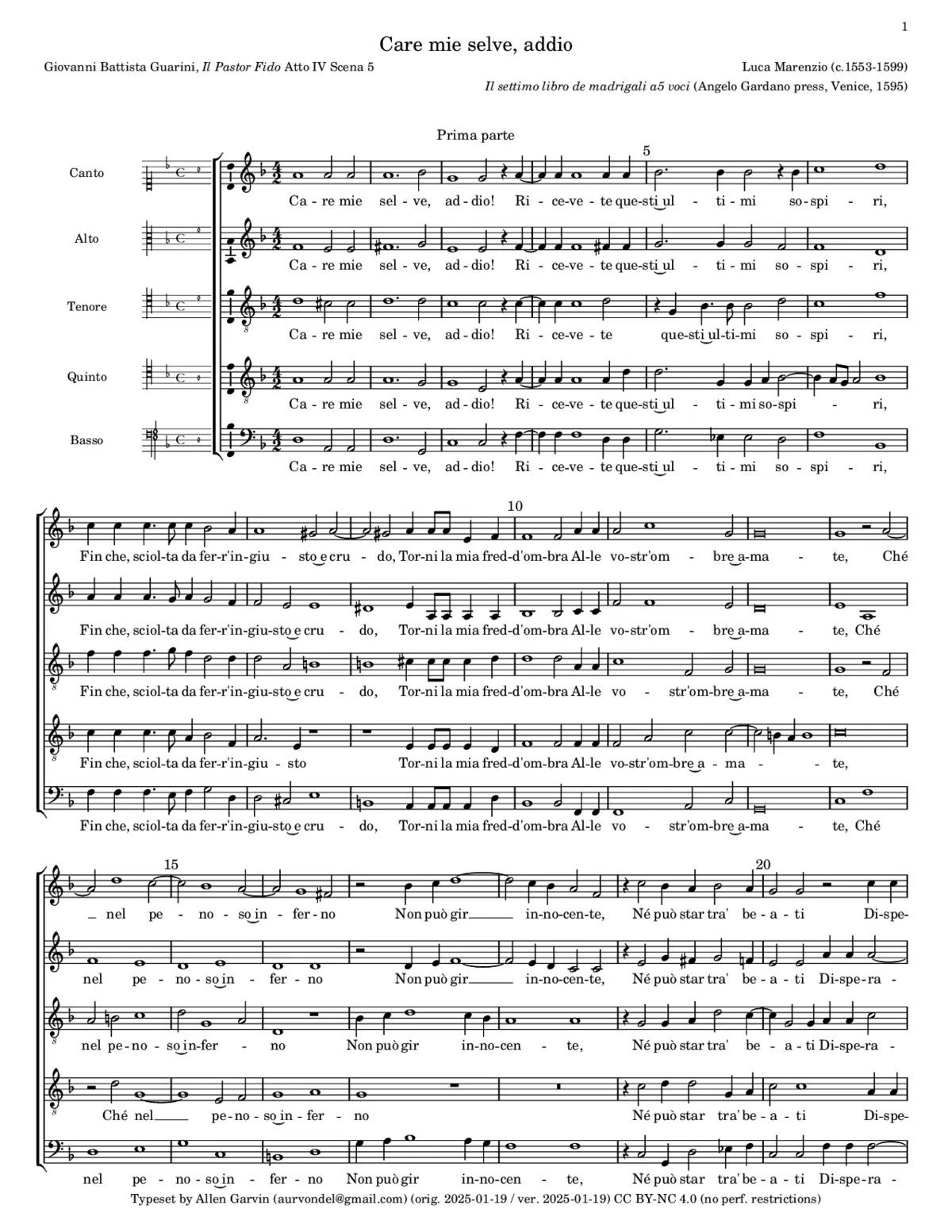 Care mie selve, a Dio - Page 1