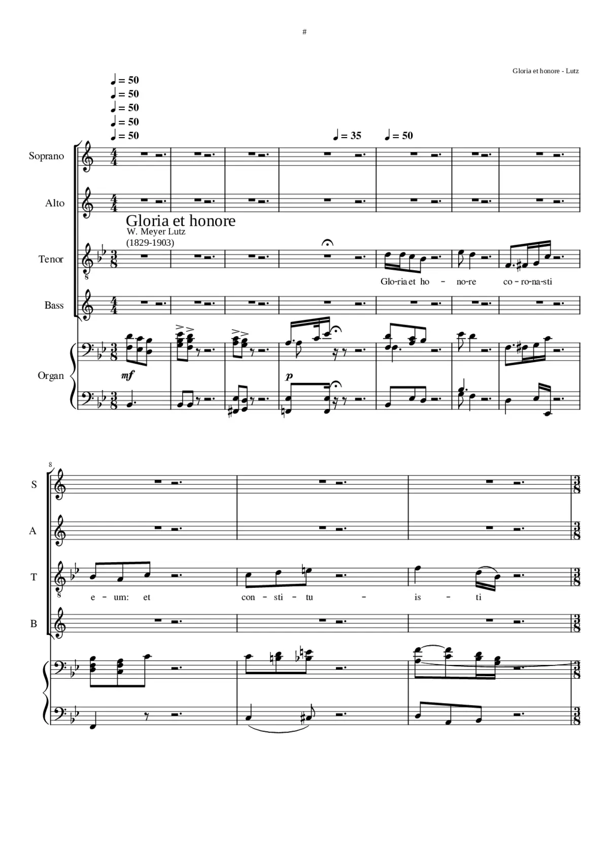 Gloria et honore - Page 1